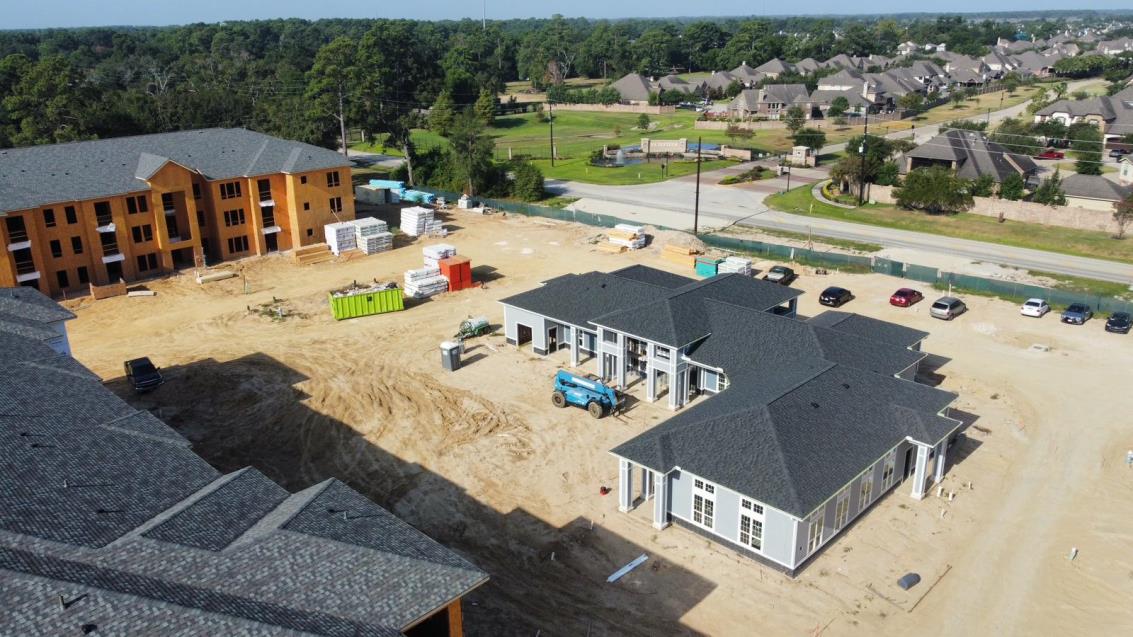 Banda Concrete job site aerial